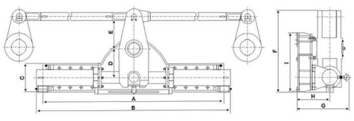 Hydraulic Shifting Yoke Steering Gear(Twin Rudders-Two Cylinders Style)