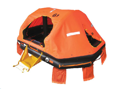 Self-Righting Inflatable Life Raft