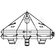 Simple Fishing Inflatable Life Raft