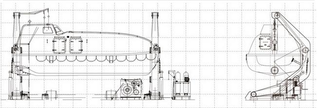 Hydraulic Gravity Davit